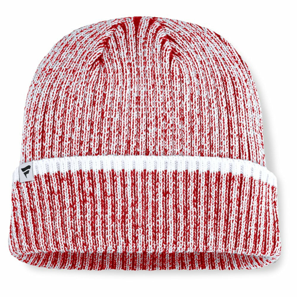 Chicago Blackhawks Fanatics Fundamental Haze Cuffed Knit Hat - Red/White | US 202777510