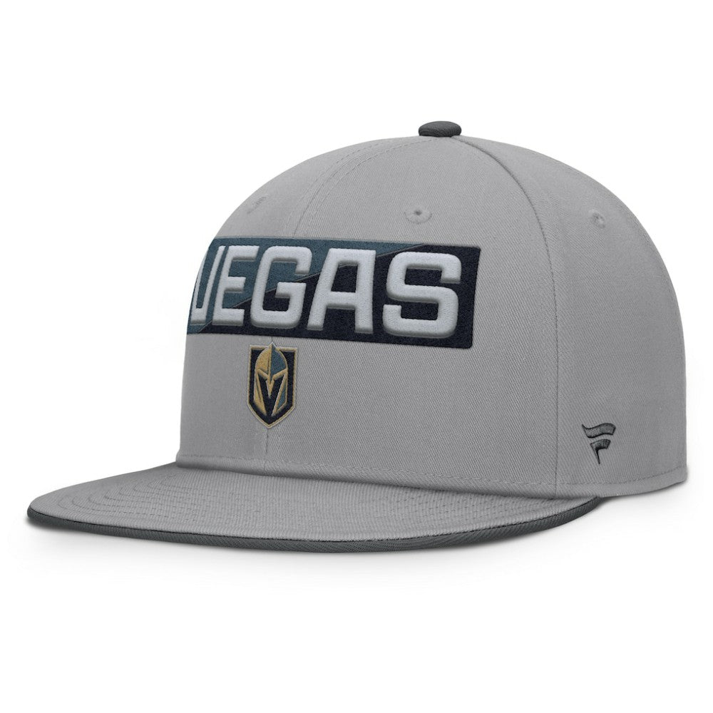 Vegas Golden Knights Fanatics Fundamentals Duo Split Logo Snapback Hat - Gray | US 202777615