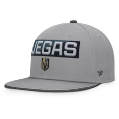 Vegas Golden Knights Fanatics Fundamentals Duo Split Logo Snapback Hat - Gray | US 202777615