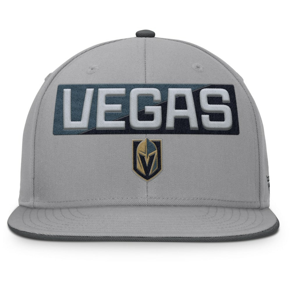 Vegas Golden Knights Fanatics Fundamentals Duo Split Logo Snapback Hat - Gray | US 202777615