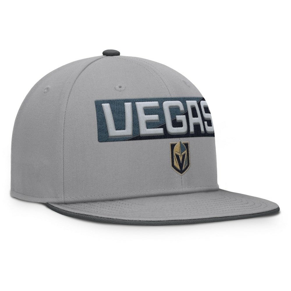 Vegas Golden Knights Fanatics Fundamentals Duo Split Logo Snapback Hat - Gray | US 202777615