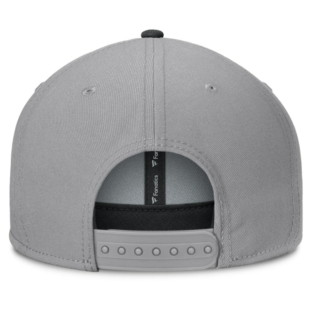 Boston Bruins Fanatics Fundamentals Duo Split Logo Snapback Hat - Gray | US 202777617