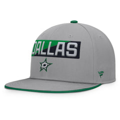 Dallas Stars Fanatics Fundamentals Duo Split Logo Snapback Hat - Gray | US 202777621