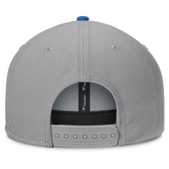 New York Rangers Fanatics Fundamentals Duo Split Logo Snapback Hat - Gray | US 202777622