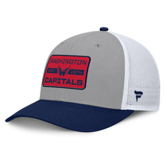 Washington Capitals Fanatics Fundamental Adapt Trucker Adjustable Hat - Gray/Navy | US 202777662