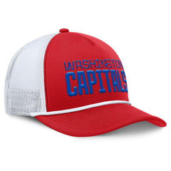 Washington Capitals Fanatics Heritage Dutch A-Frame Trucker Adjustable Hat - Red/White | US 202777746