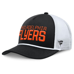 Philadelphia Flyers Fanatics Heritage Dutch A-Frame Trucker Adjustable Hat - Black/White | US 202777749