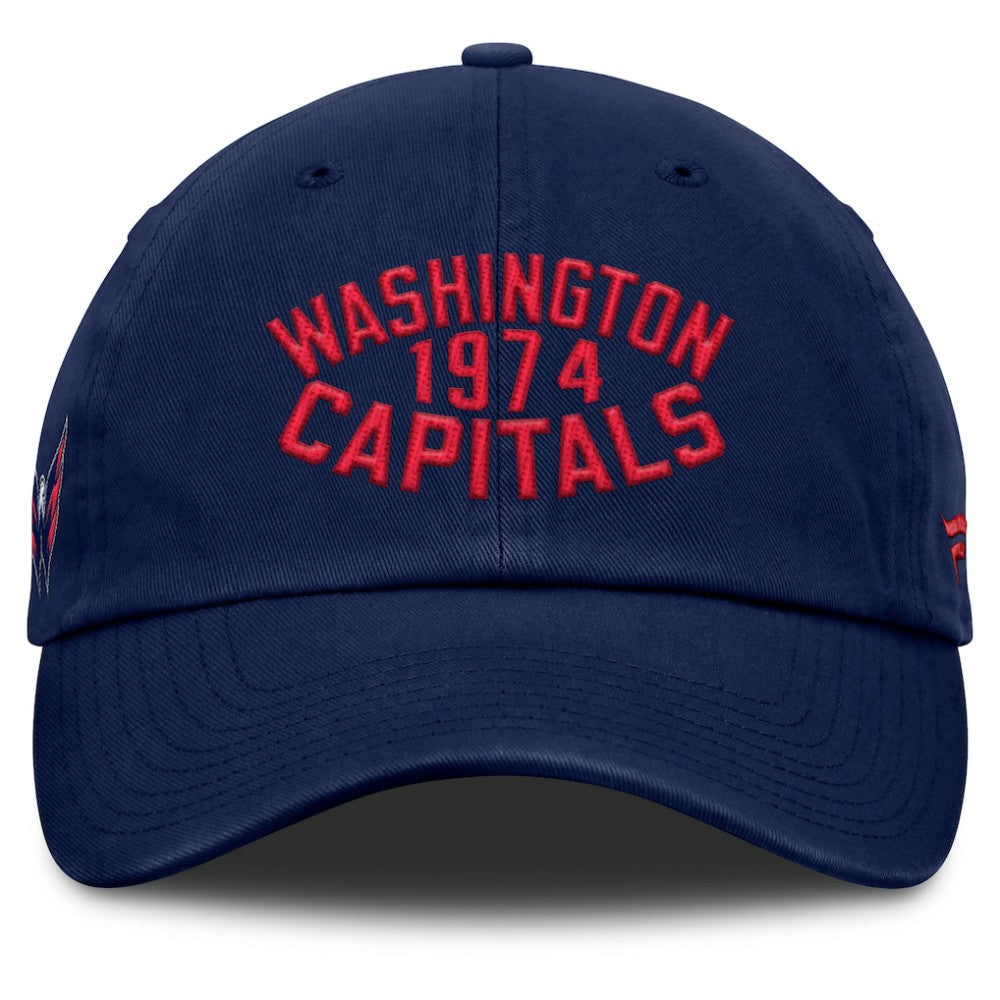 Washington Capitals Fanatics Fundamentals Archer Adjustable Hat - Navy | US 202777769
