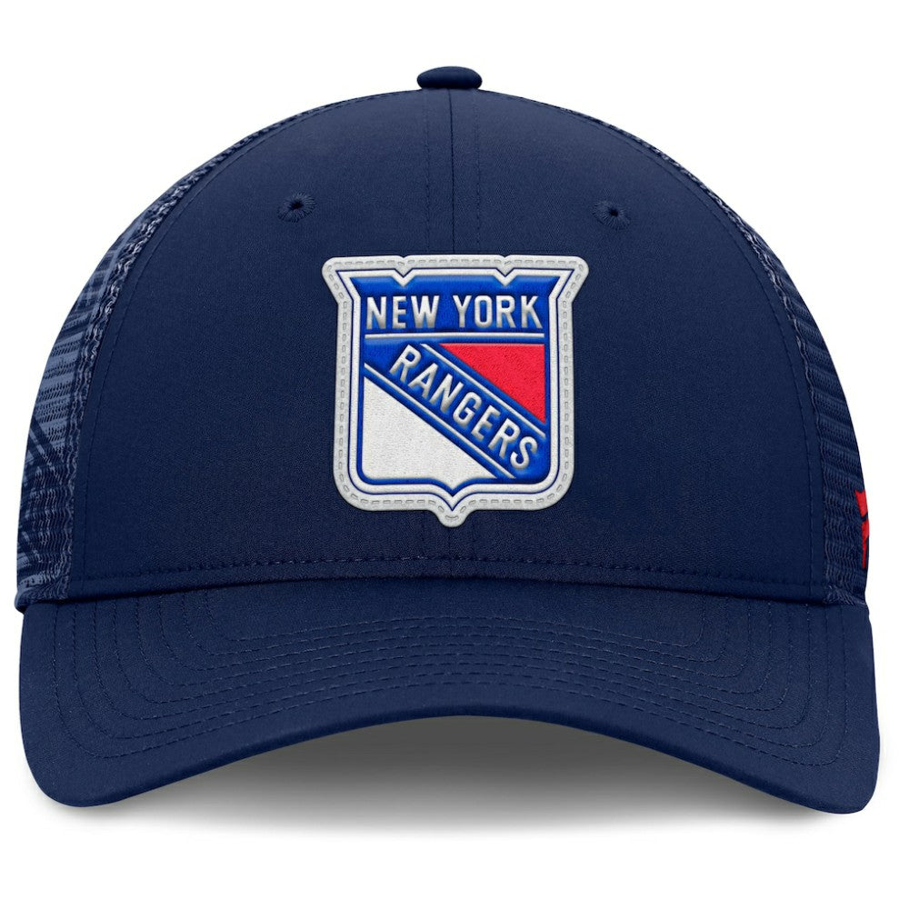 New York Rangers Fanatics Authentic Pro Home Ice Trucker Adjustable Hat - Navy | US 202777787