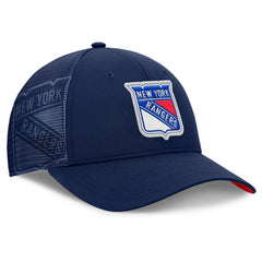 New York Rangers Fanatics Authentic Pro Home Ice Trucker Adjustable Hat - Navy | US 202777787