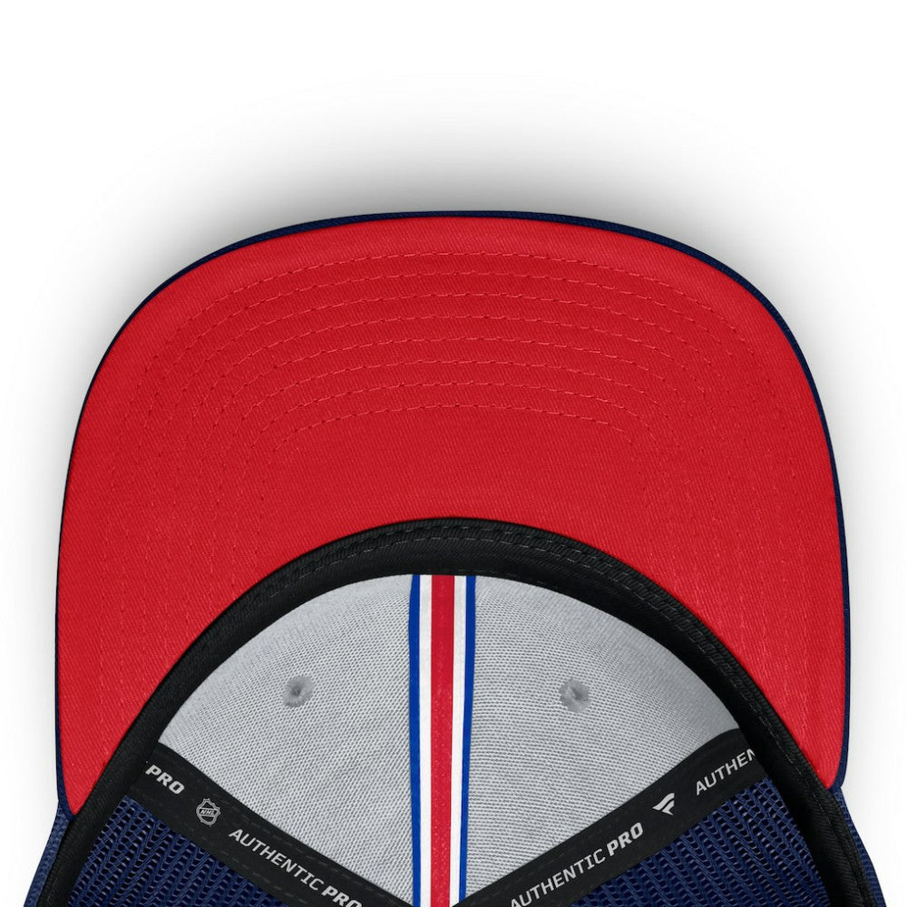 New York Rangers Fanatics Authentic Pro Home Ice Trucker Adjustable Hat - Navy | US 202777787