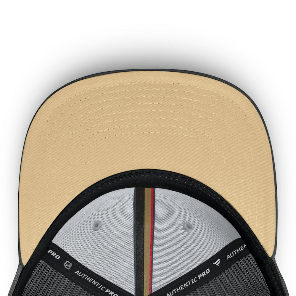 Vegas Golden Knights Fanatics Authentic Pro Home Ice Trucker Adjustable Hat - Charcoal | US 202777799