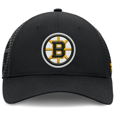 Boston Bruins Fanatics Authentic Pro Home Ice Trucker Adjustable Hat - Black | US 202777813