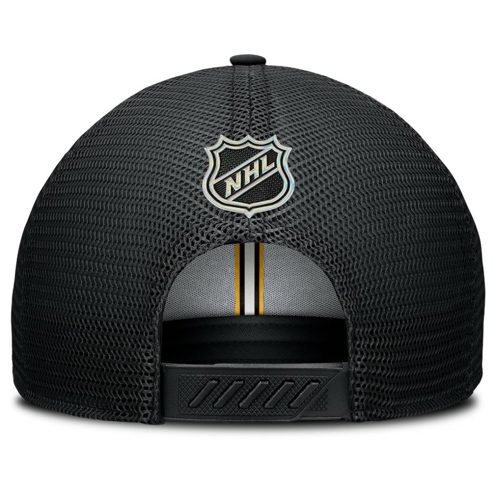 Boston Bruins Fanatics Authentic Pro Home Ice Trucker Adjustable Hat - Black | US 202777813