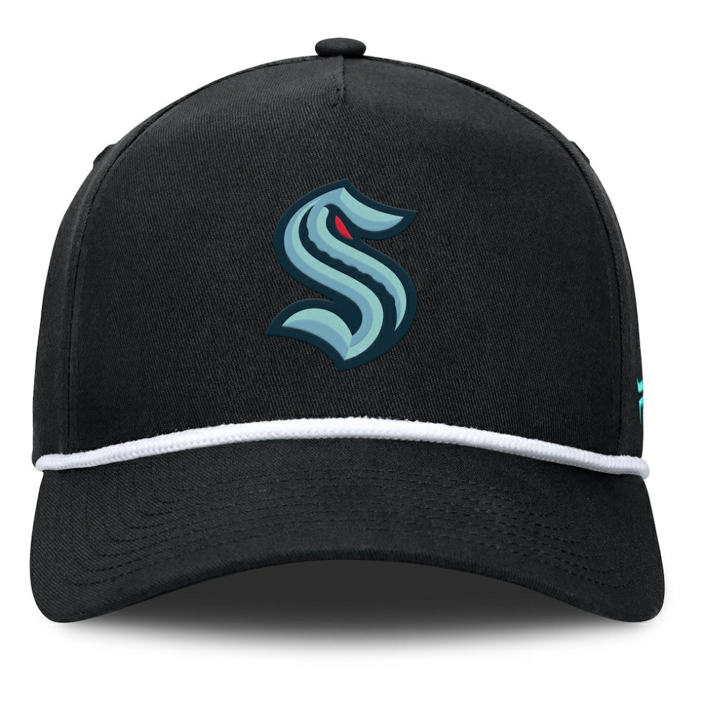 Seattle Kraken Fanatics Authentic Pro Alt Jersey A-Frame Adjustable Hat - Black | US 202777836