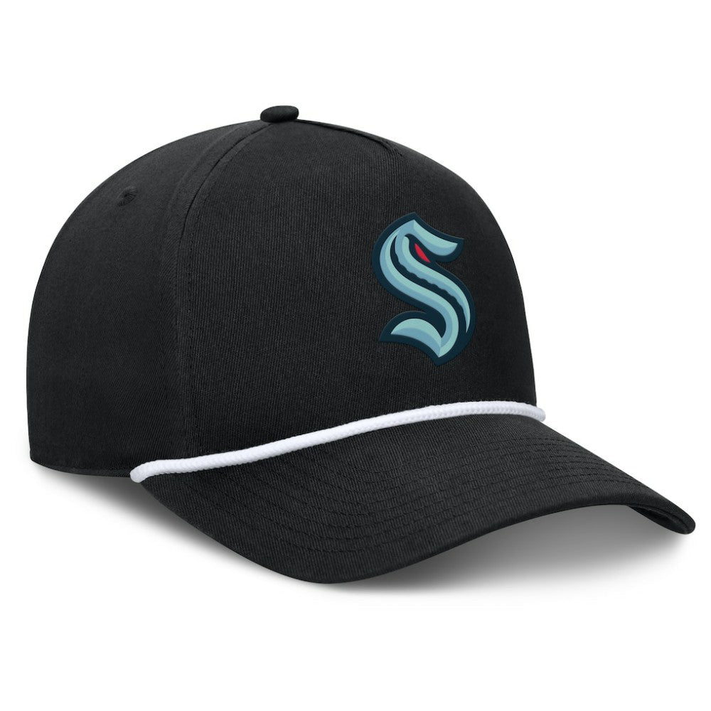 Seattle Kraken Fanatics Authentic Pro Alt Jersey A-Frame Adjustable Hat - Black | US 202777836