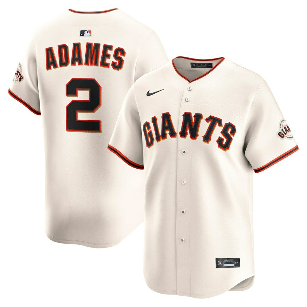 Willy Adames San Francisco Giants Nike Home Limited Player Jersey - Cream Jerseys