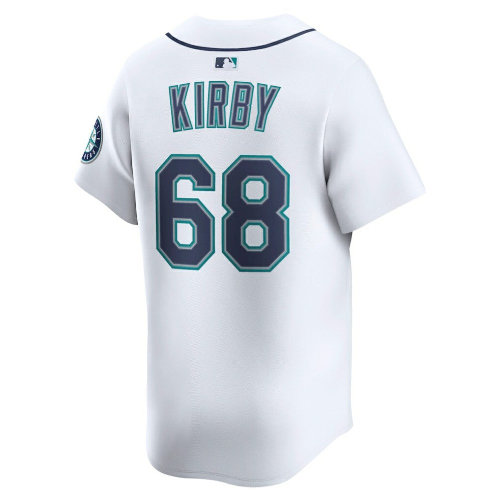 George Kirby Seattle Mariners Nike Home Limited Player Jersey - White Jerseys