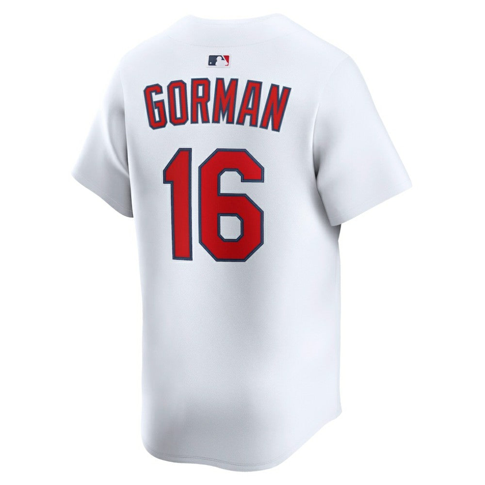 Nolan Gorman St. Louis Cardinals Nike Home Limited Player Jersey - White Jerseys