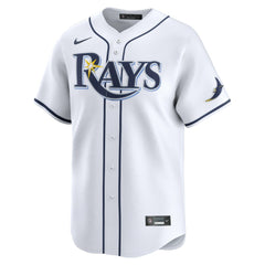 Junior Caminero Tampa Bay Rays Nike Home Limited Jersey - White Jerseys