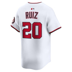 Keibert Ruiz Washington Nationals Nike Home Limited Player Jersey - White Jerseys