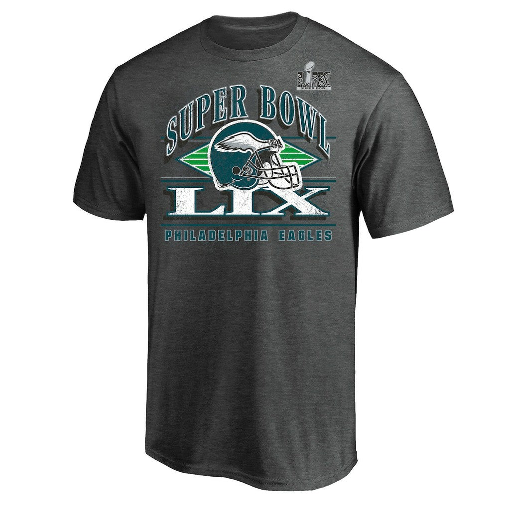 Philadelphia Eagles Super Bowl LIX Big & Tall Our Pastime T-Shirt - Heather Gray T-shirts