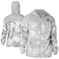 Los Angeles Kings Columbia Camo Flash Challenger Omni-Shade Full-Zip Hoodie Windbreaker - Gray | US 202780780