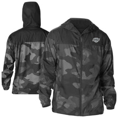 Los Angeles Kings Columbia Camo Flash Challenger Omni-Shade Full-Zip Hoodie Windbreaker - Black | US 202780781