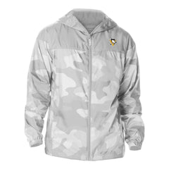 Pittsburgh Penguins Columbia Camo Flash Challenger Omni-Shade Full-Zip Hoodie Windbreaker - Gray | US 202780799