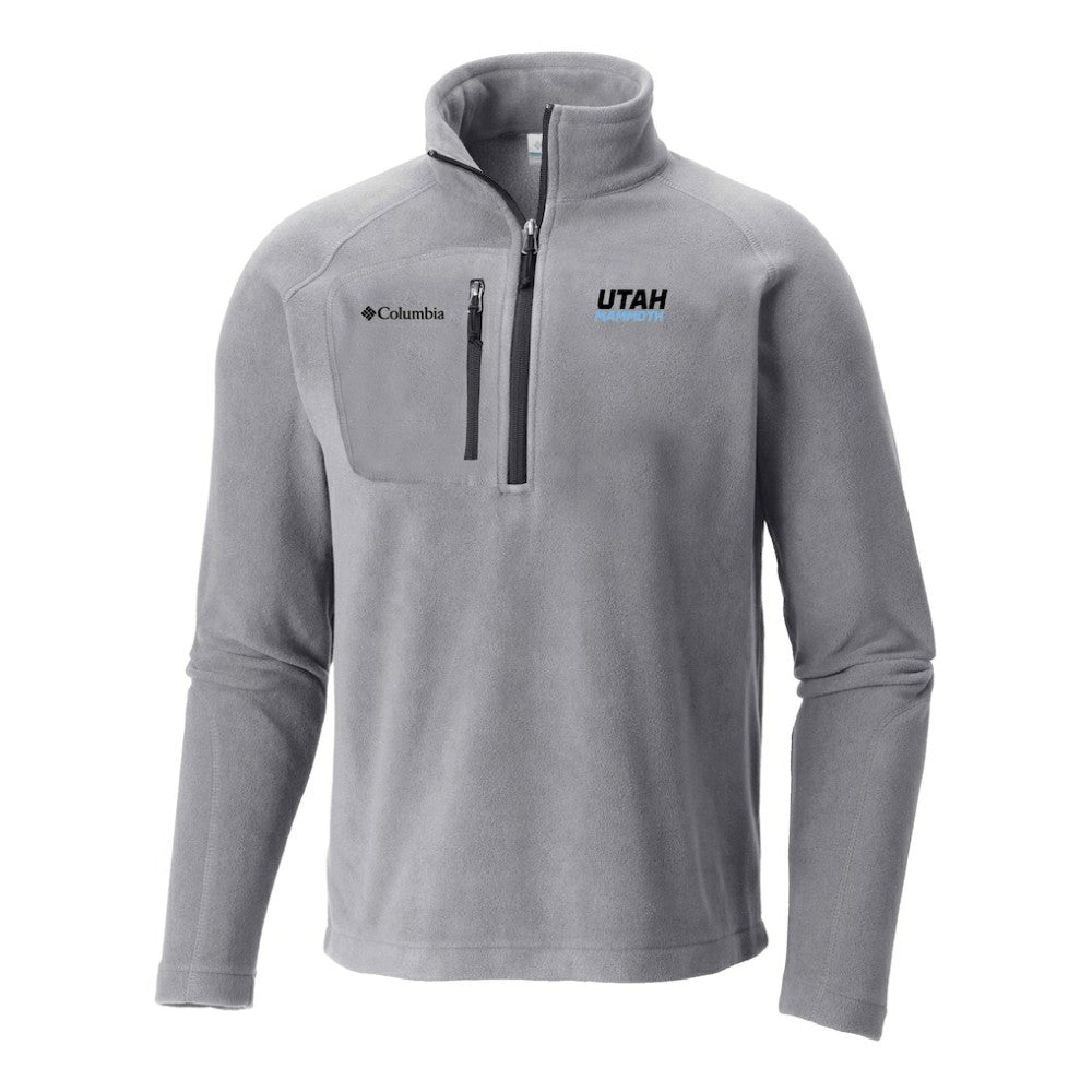 Utah Mammoth Columbia Fast Trek III Raglan Half-Zip Fleece Jacket - Gray | US 202781088