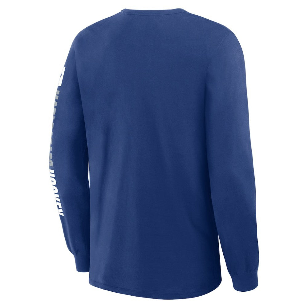 Toronto Maple Leafs Fanatics Goal Crease Legacy Long Sleeve T-Shirt - Blue | US 202782937