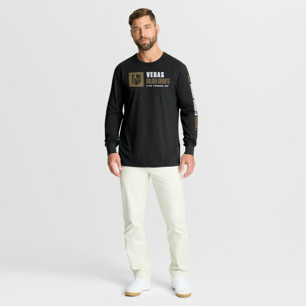 Vegas Golden Knights Fanatics Goal Crease Legacy Long Sleeve T-Shirt - Black | US 202782938