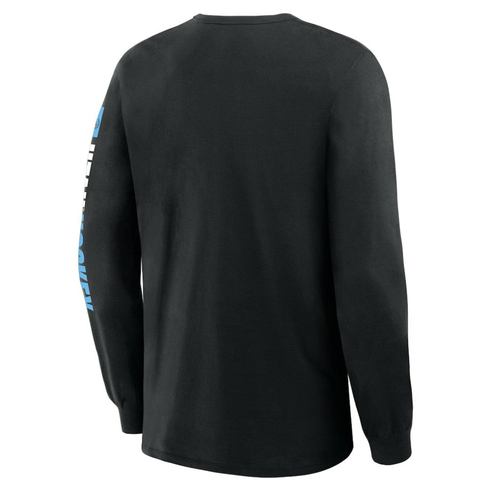 Utah Mammoth Fanatics Goal Crease Legacy Long Sleeve T-Shirt - Black | US 202782941