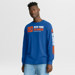 New York Islanders Fanatics Goal Crease Legacy Long Sleeve T-Shirt - Royal | US 202782944