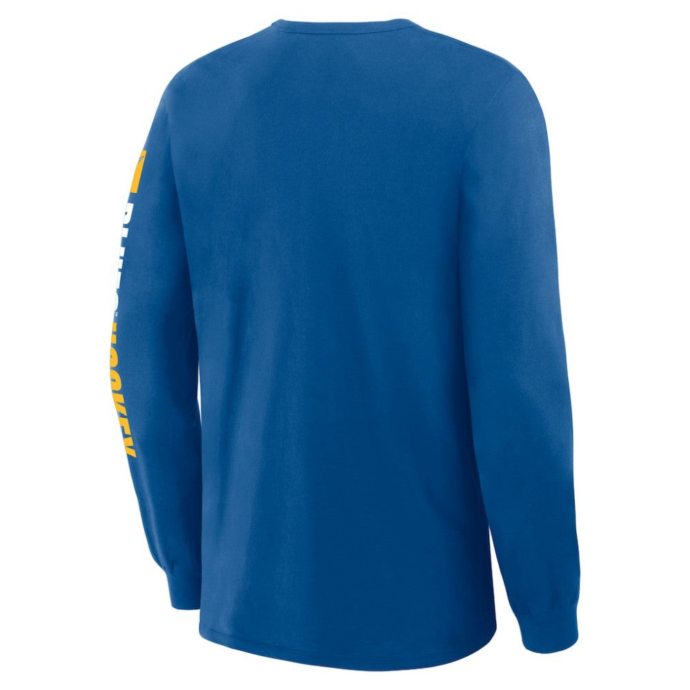 St. Louis Blues Fanatics Goal Crease Legacy Long Sleeve T-Shirt - Blue | US 202782954