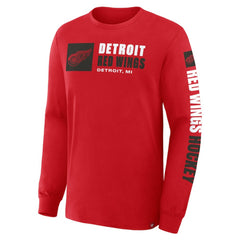 Detroit Red Wings Fanatics Goal Crease Legacy Long Sleeve T-Shirt - Red | US 202782957