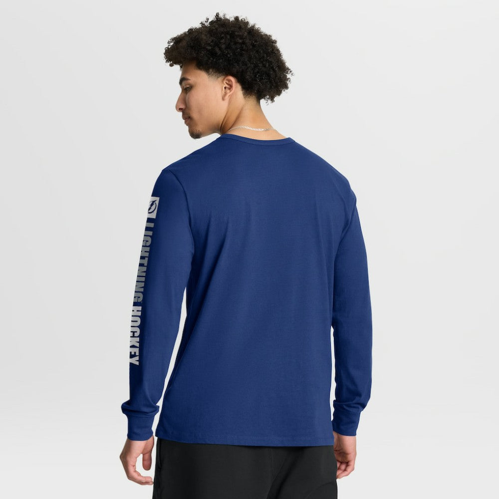 Tampa Bay Lightning Fanatics Goal Crease Legacy Long Sleeve T-Shirt - Blue | US 202782958