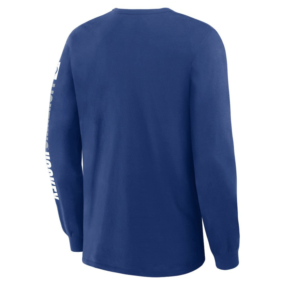 Tampa Bay Lightning Fanatics Goal Crease Legacy Long Sleeve T-Shirt - Blue | US 202782958