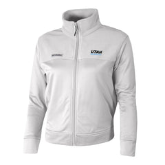 Utah Mammoth Columbia Women's River Fleece Full-Zip Jacket - White | US 202783453