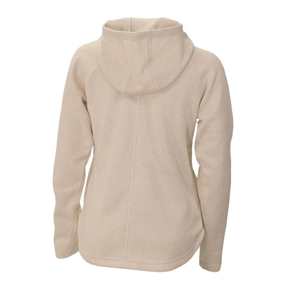Utah Mammoth Columbia Women's Sweater Weather Quarter-Snap Hoodie - Cream | US 202783766