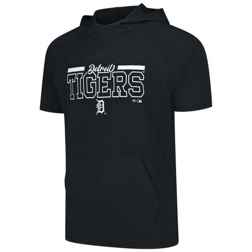 Detroit Tigers Levelwear Phase Vanguard Hoodie T-Shirt - Black Hoodies