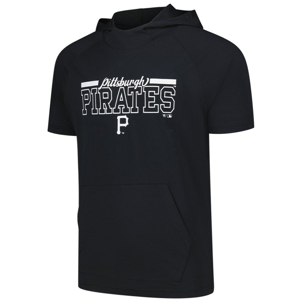 Pittsburgh Pirates Levelwear Phase Vanguard Hoodie T-Shirt - Black Hoodies