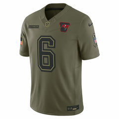 Baker Mayfield Tampa Bay Buccaneers 2025 Salute to Service Limited Jersey - Olive Jerseys