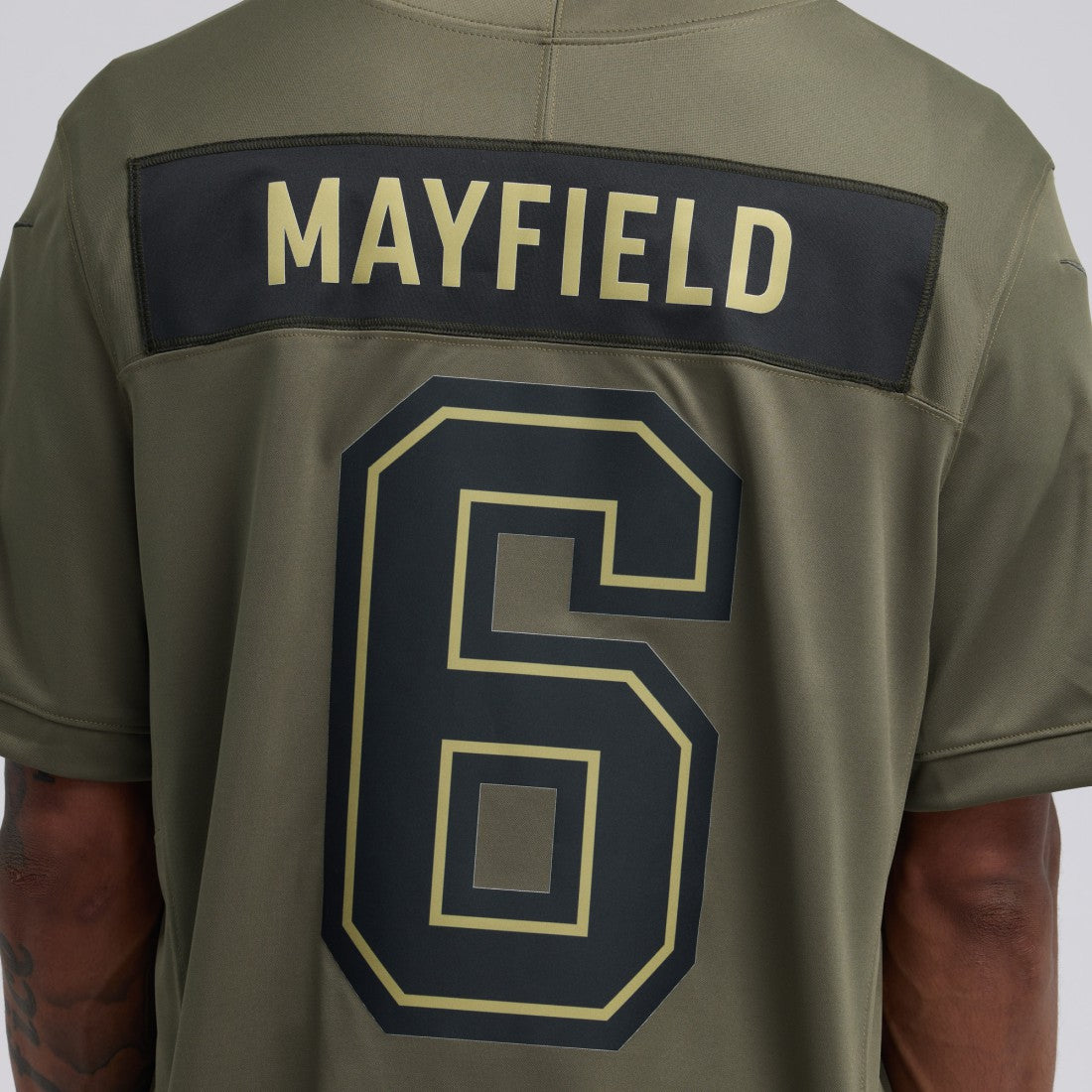 Baker Mayfield Tampa Bay Buccaneers 2025 Salute to Service Limited Jersey - Olive Jerseys