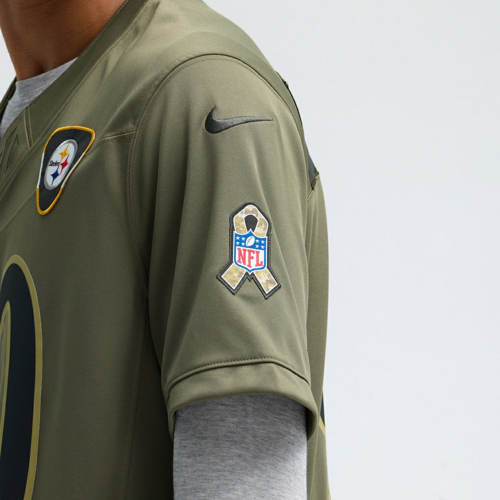 T.J. Watt Pittsburgh Steelers 2025 Salute to Service Limited Jersey - Olive Jerseys