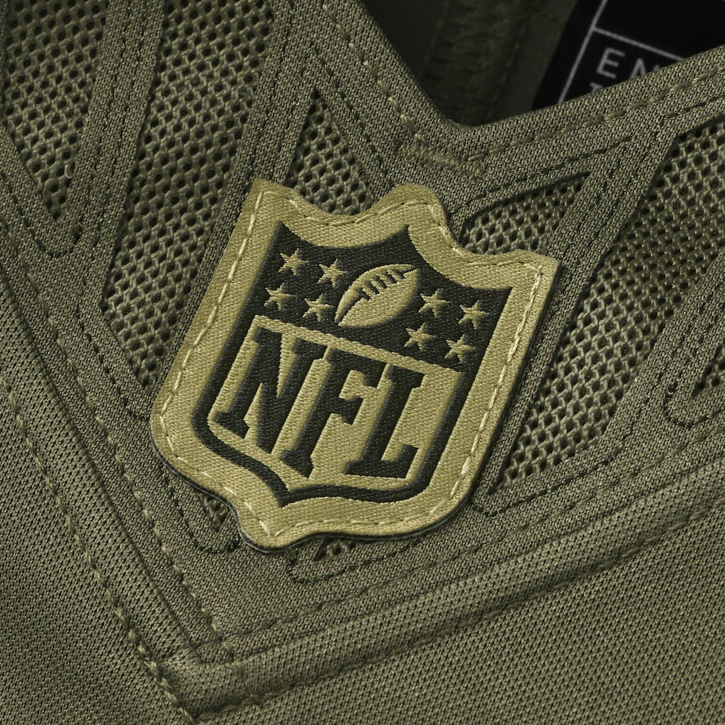 Justin Jefferson Minnesota Vikings 2025 Salute to Service Limited Jersey - Olive Jerseys