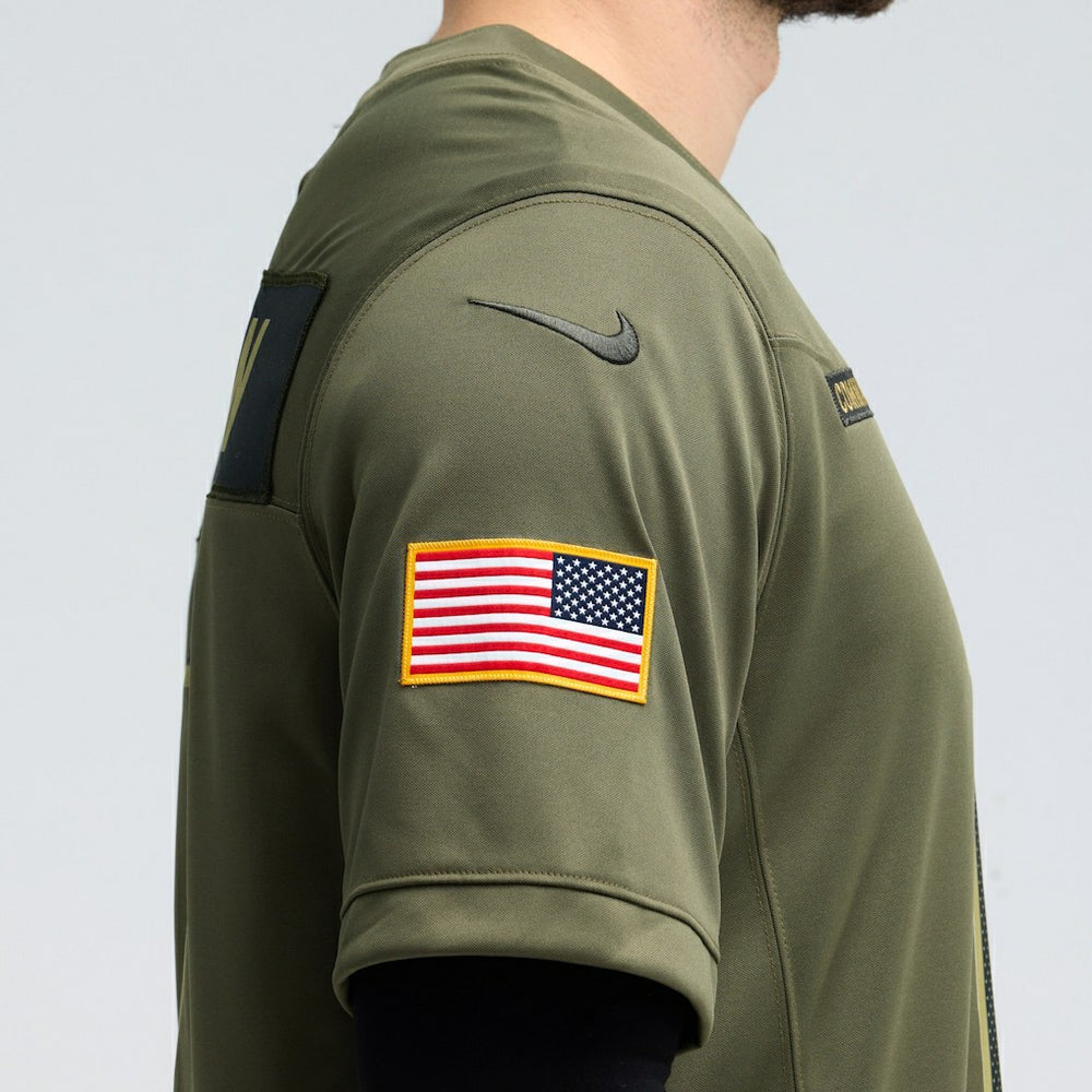 Terry McLaurin Washington Commanders 2025 Salute to Service Limited Jersey - Olive Jerseys