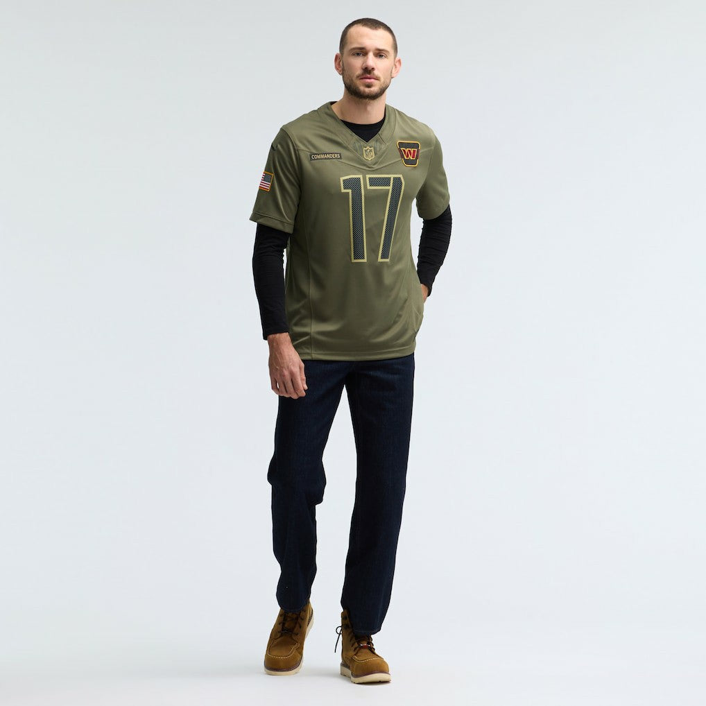 Terry McLaurin Washington Commanders 2025 Salute to Service Limited Jersey - Olive Jerseys