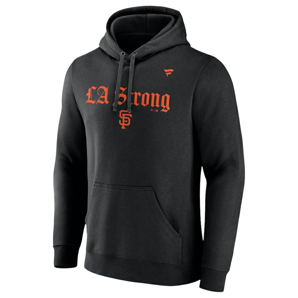 San Francisco Giants Fanatics Unisex LA Strong Fleece Pullover Hoodie - Black Hoodies