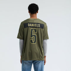 Jayden Daniels Washington Commanders 2025 Salute to Service Limited Jersey - Olive Jerseys